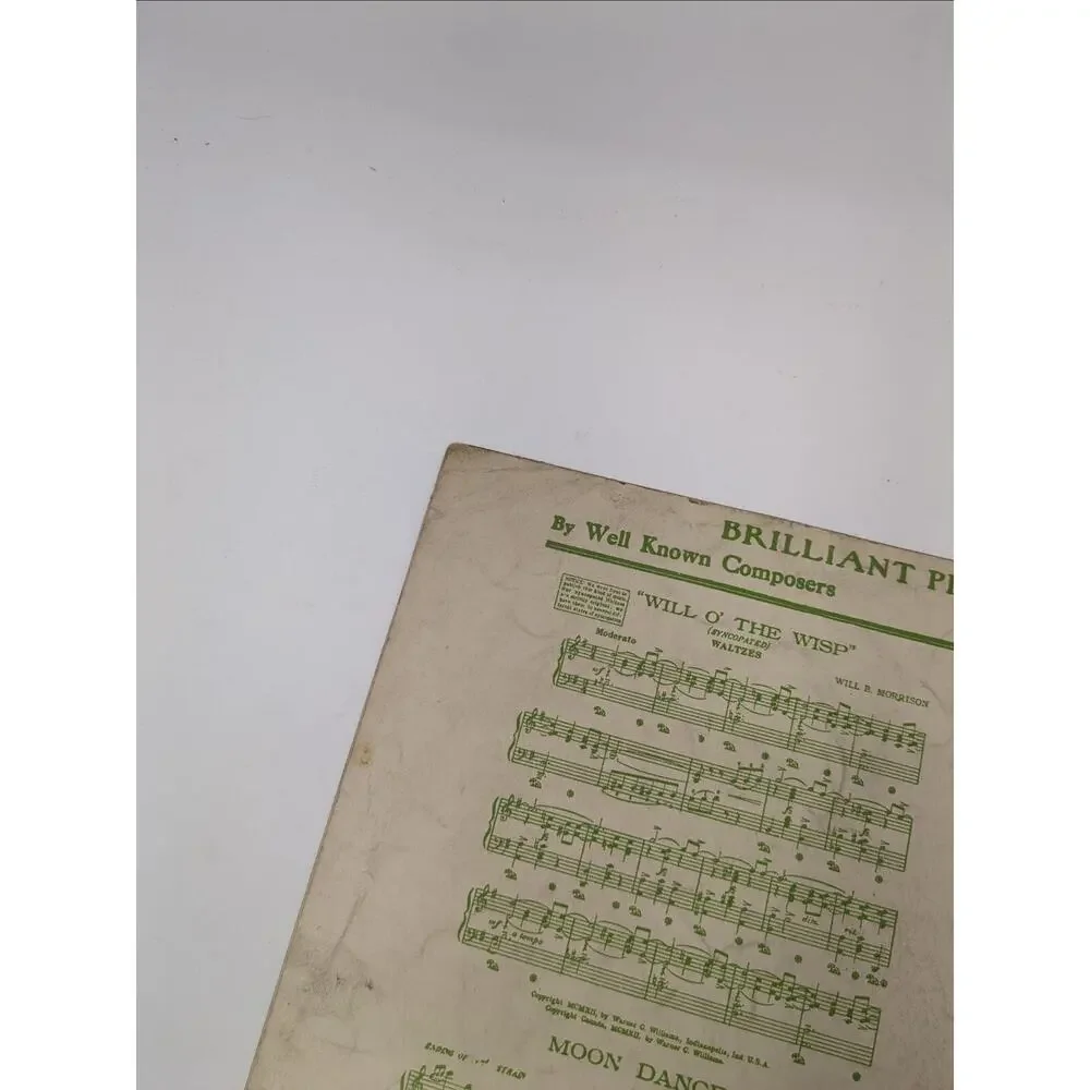 1912 Syncopated Waltz Arrangement‎ of IL Trovatore Sheet Music